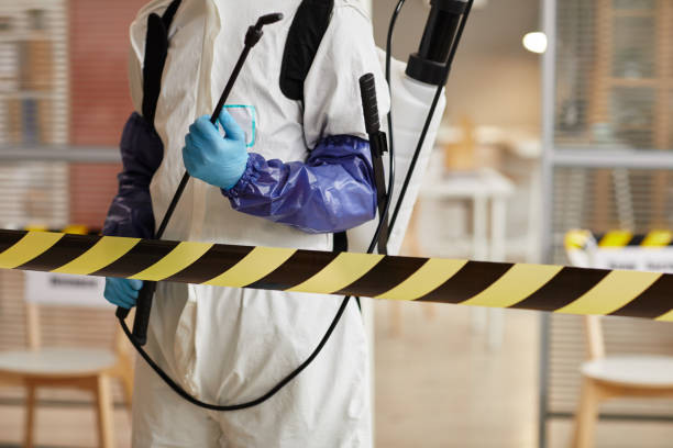 Professional Biohazard Cleanup technician working in Hazard, NE